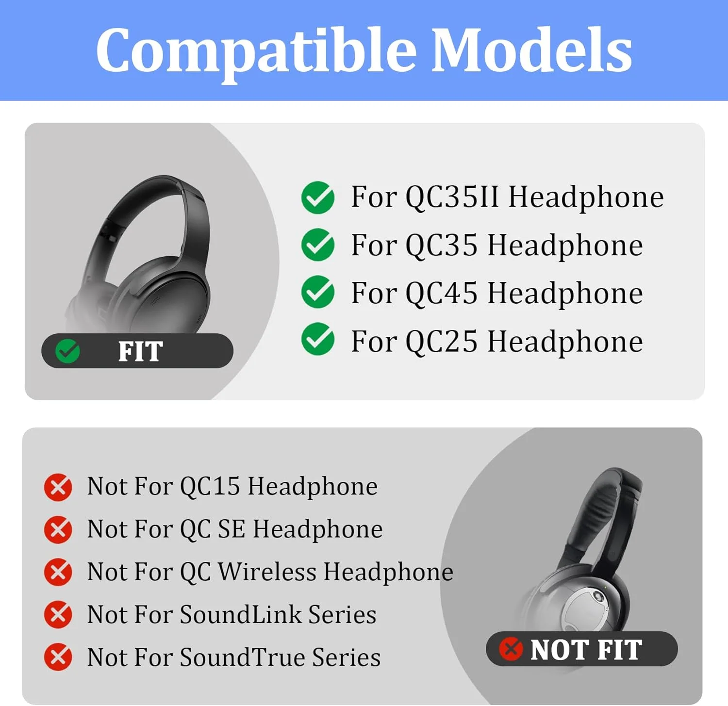 QC 35 Hinge Swivel Metal Hinge Replacement Repair Parts Accessories for Bose QuietComfort 35/QC35 II/QC45/QC25 Headphones view 2