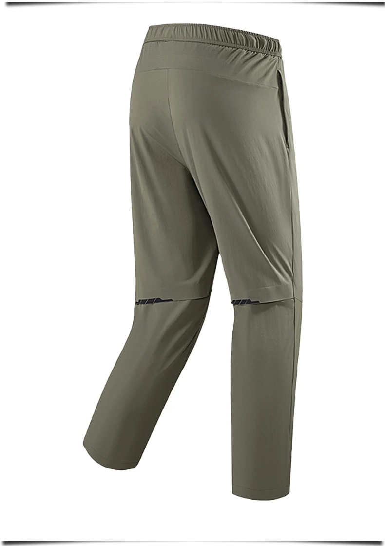 EUMERGX Wanderhose für Herren und Damen, Sommer-Trekking-Bergsteigerhose, wasserdichte Hose, Unisex, leicht, schnell trocknend, Baggy-Jogginghose – Detail 14