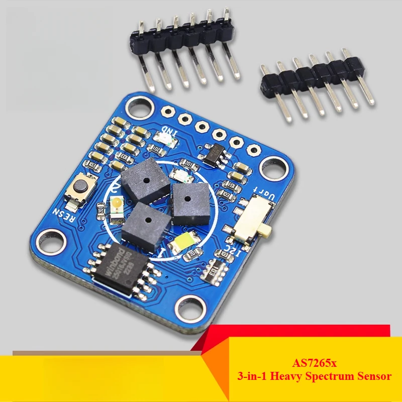 

AS7265x 3-in-1 Multispectral Sensor Module - AS72651/AS72652/AS72653 Compatible with STM32