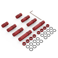 ENJOYWOOD 8PCS Non-Slip Aluminum MFT Table Workbench Bench Dogs Bench Dog Clamps Workbench Positioning Planing Stops