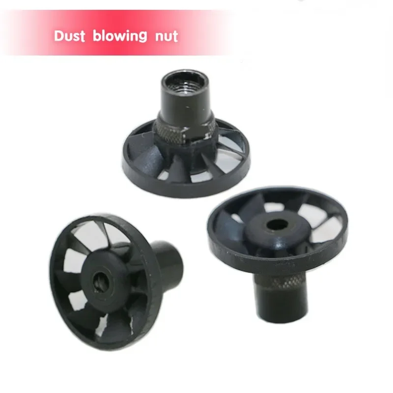 Dust Blowing Nut Electric Grinding Fan Dust Blowing Impeller Sandwich Locking Nut 8x0.75 Electric Grinding Machine Accessories