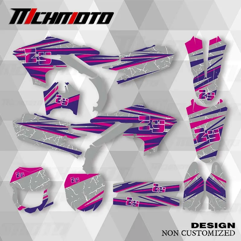 

MCHMFG For YAMAHA YZF250 19-23 YZF450 18-22 WRF450 19-22 WRF25020-23 Graphics Decals Stickers Motorcycle Background Custom