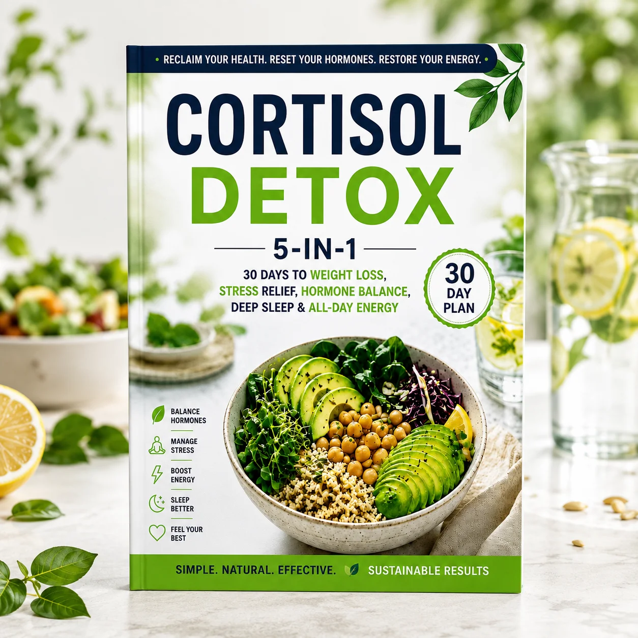 Renewable Energy Books - Cortisol Detox 5-in-1 30 Day Guide