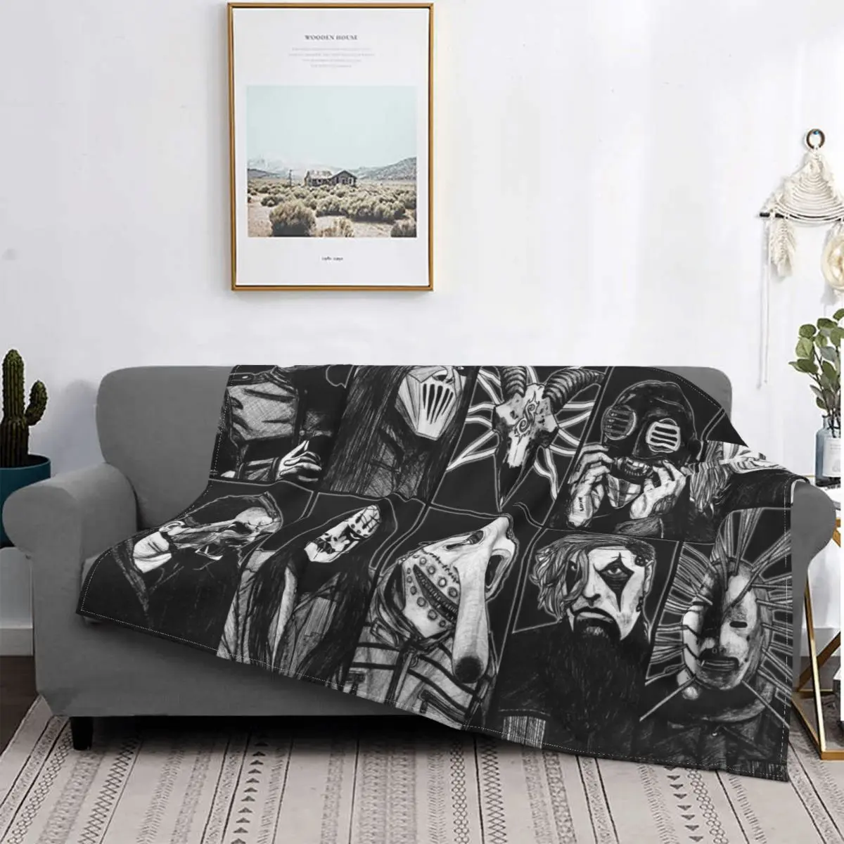 Heavy Metal Band Blanket Fleece Summer Band Comics Breathable Thin Throw Blankets For bed Outdoor Bedding Throws