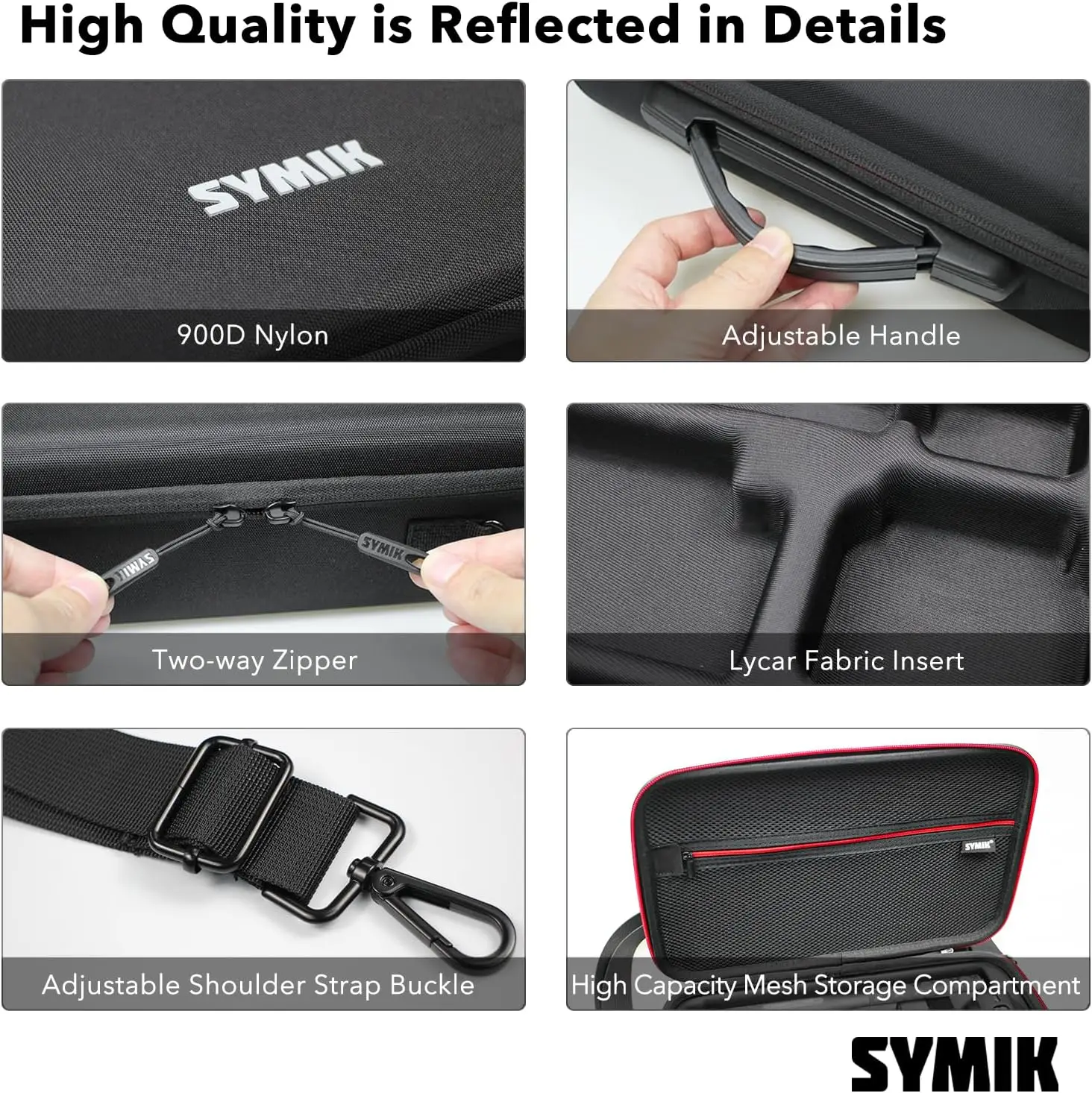 حافظة S320-X لهاتف Insta360 X5 X4 Air، مقاومة للماء والصدمات مع حزام كتف ومقبض