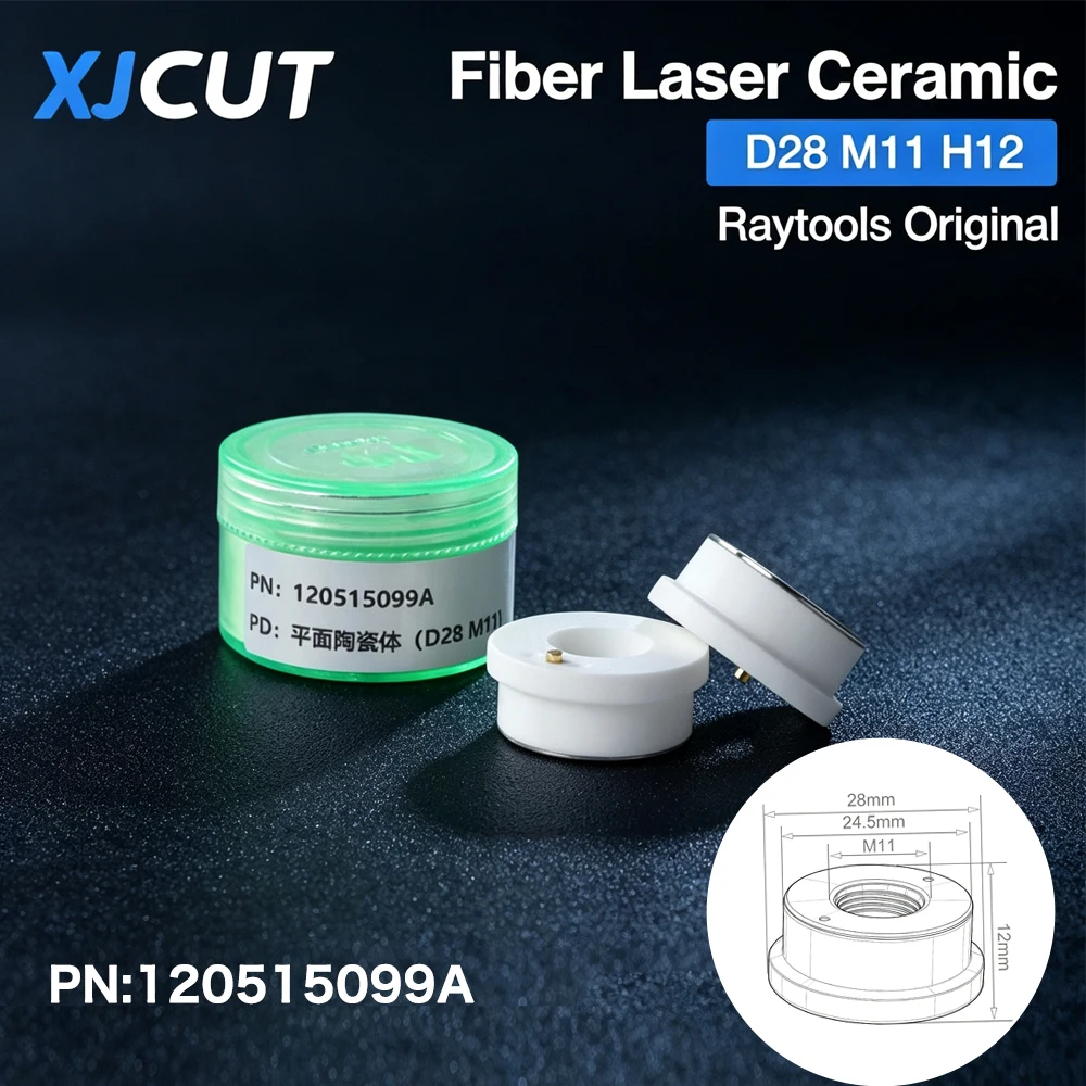 XJCUT Raytools Original Laser Ceramic Dia.28mm M11 Nozzle Holder 120515099A For Raytools BM115 Fiber Laser Cutting Head