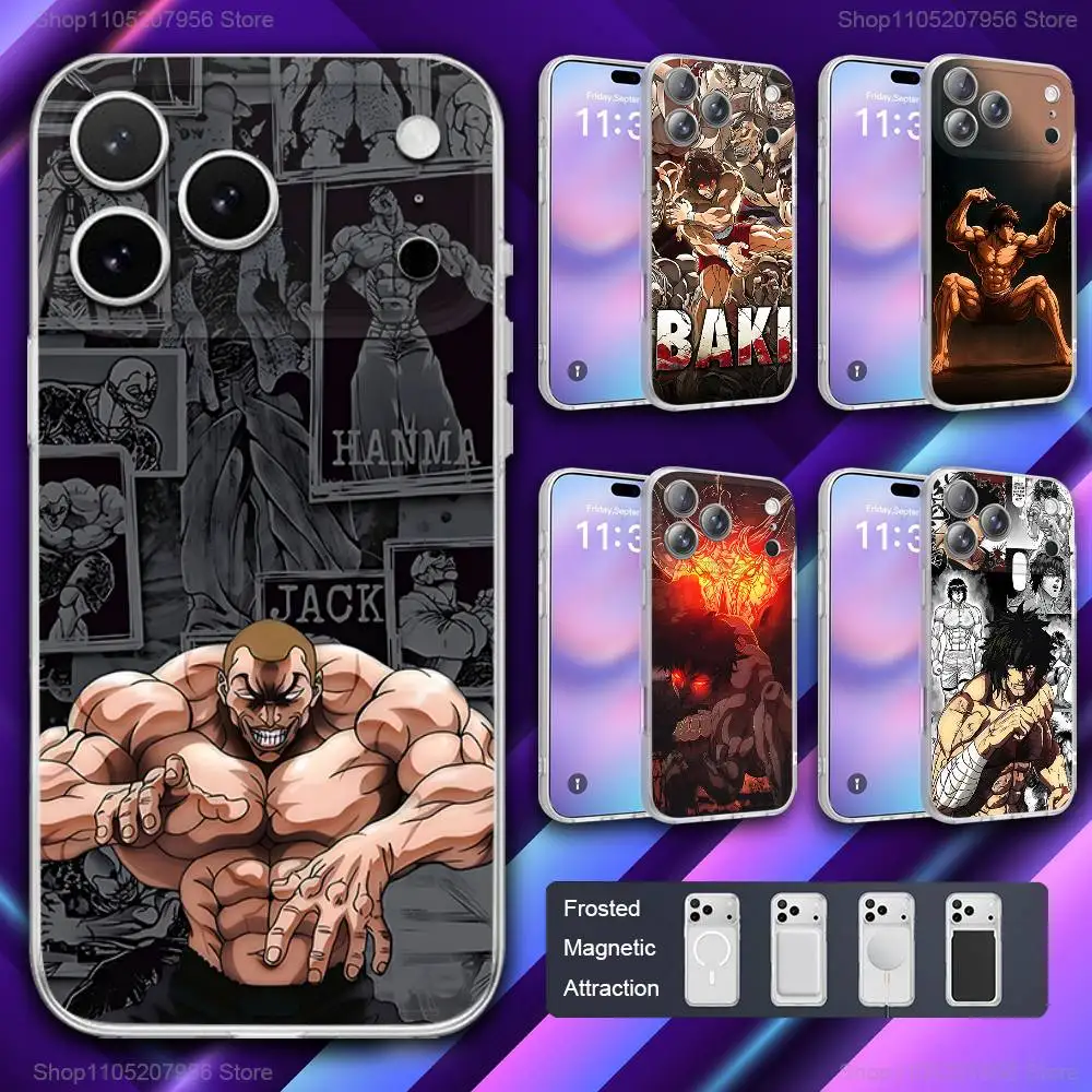 

Anime B-Bakis For iPhone 11,12,15,14,13,17,16,Pro,Plus,E,Max,Air,Mini Magnetic Frosted Cover Phone Case