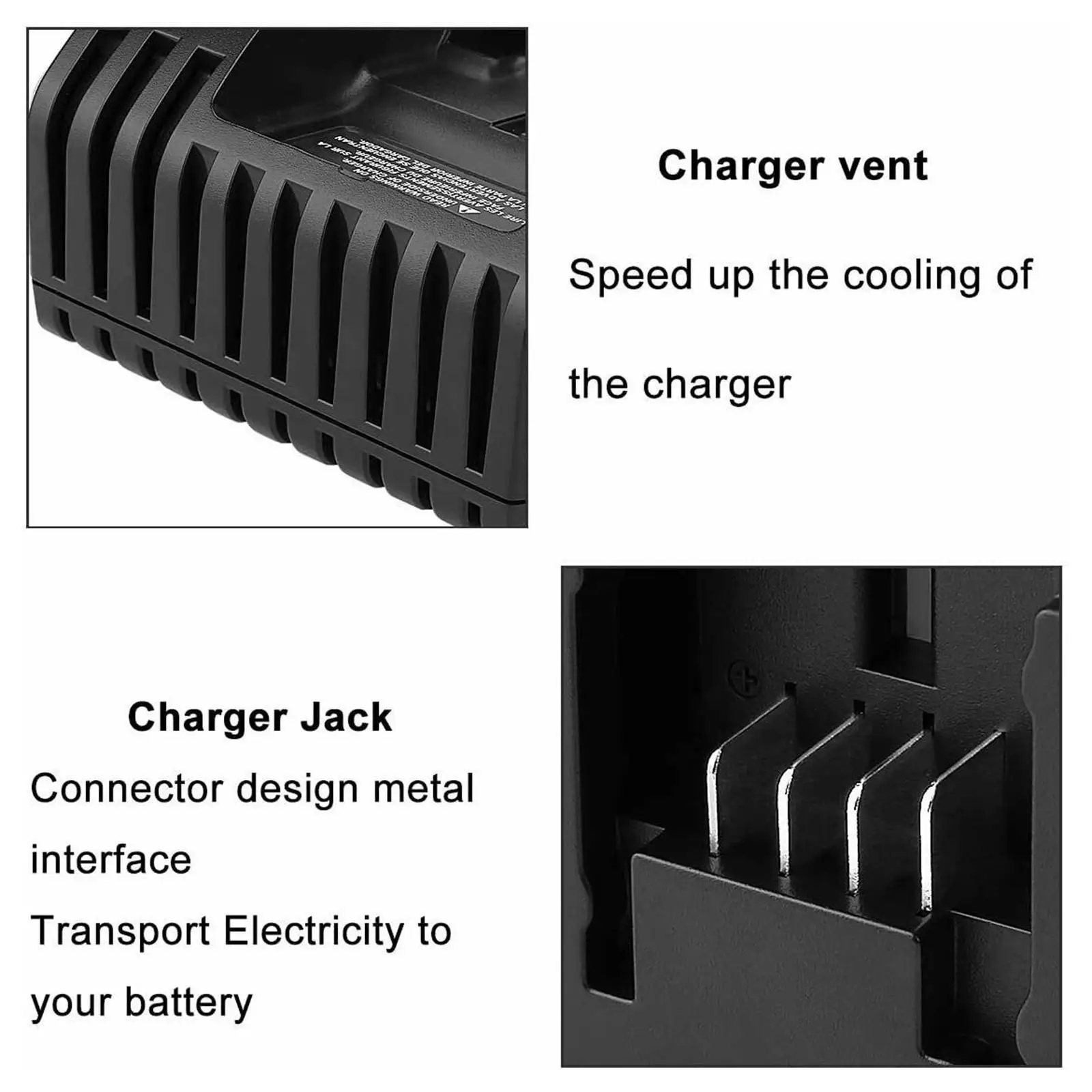 

20V MAX Lithium Battery Charger for Black and Decker PCC685L PCC600 PCC640