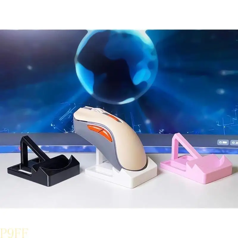 

CS1W Plastic Mouse Holder Stand With Simple and Durability Designing For Electronics Enthusiasts And Gamers