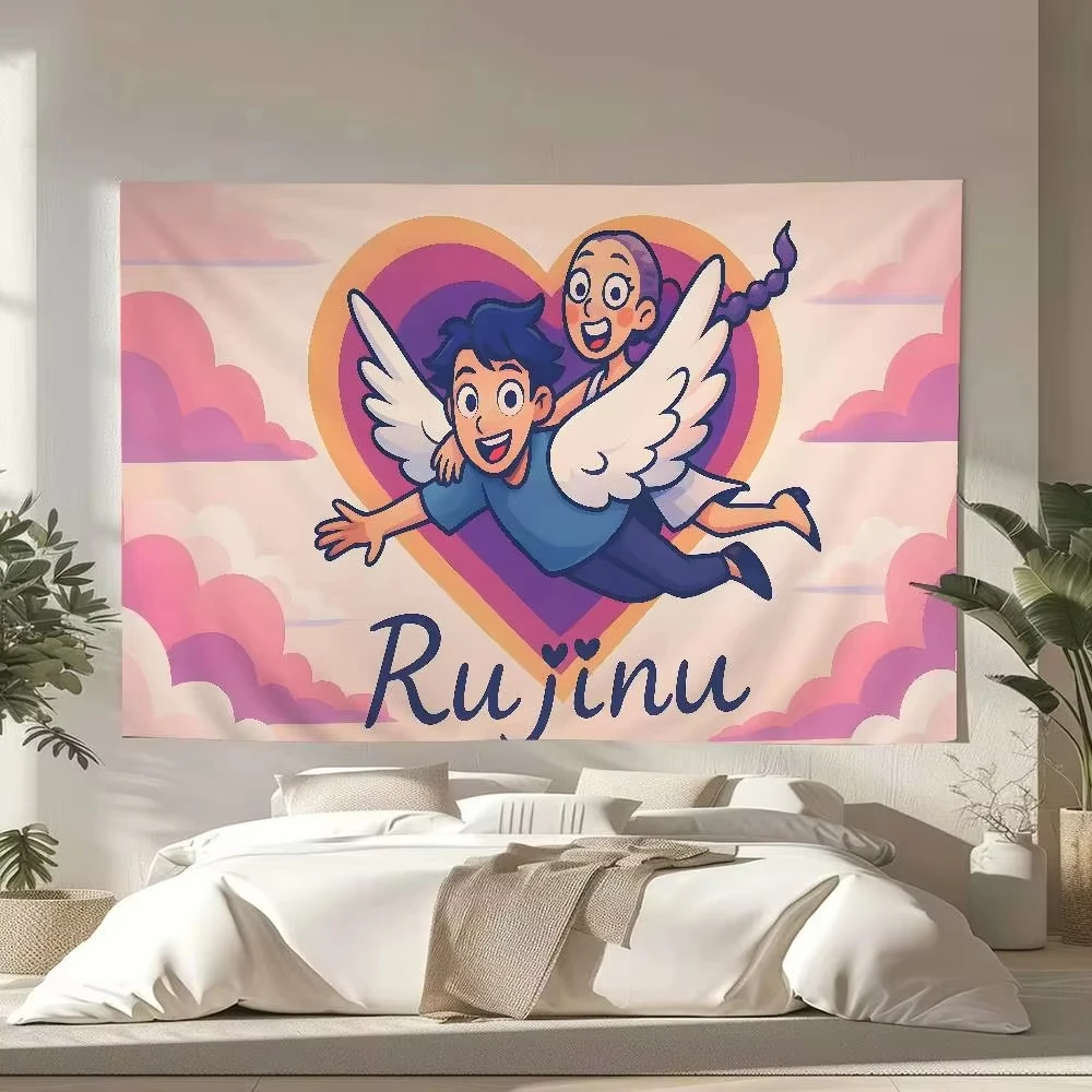 خلفية حفلة Kpop D-Demon Hunters، نسيج على الطراز البوهيمي لمهرجان الموسيقى وحفلات أعياد الميلاد