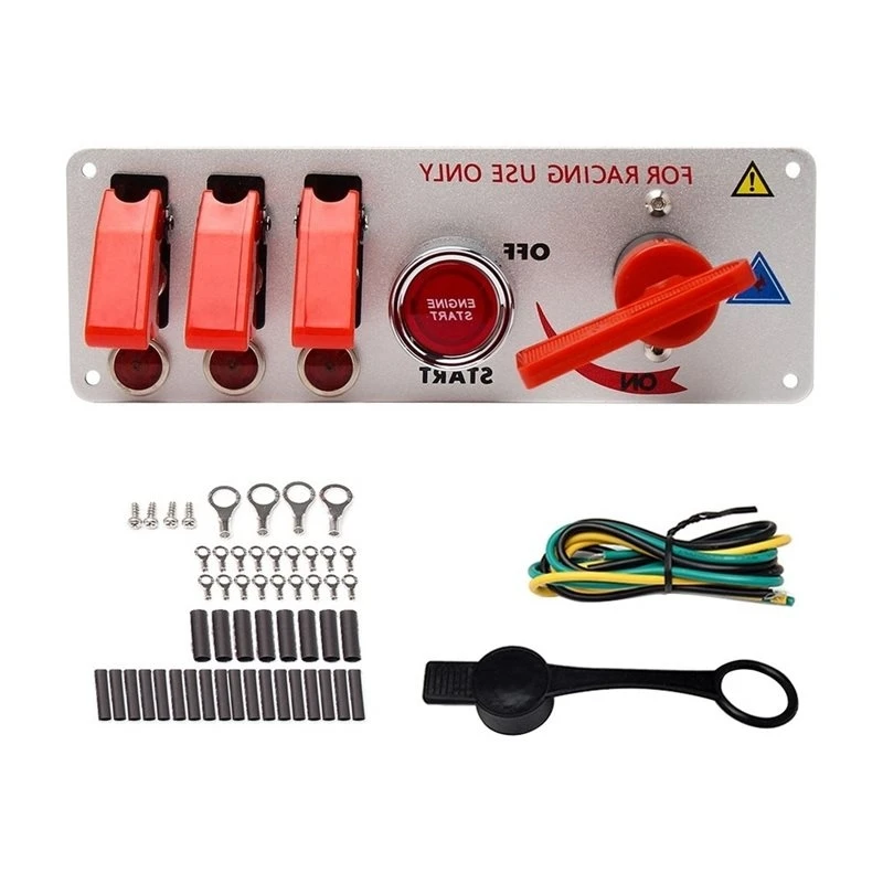5-In-1 LED Ignition Switch Panel For Racing Car-M54K