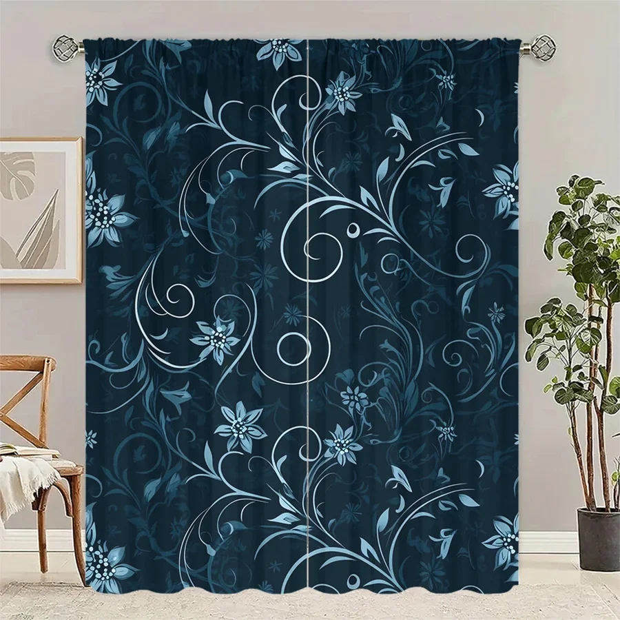 

Рождественские шторы с принтом в виде листьев, шторы для сумок на шесте, рождественские украшения, украшения для дома, украшения для комнаты