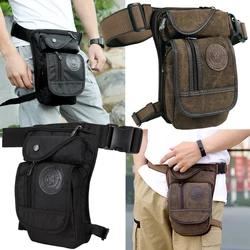 Sac de taille de moto à coque dure étanche, sac de jambe tombant, sac banane de moto décontracté extérieur, ceinture de cuisse de vélo de route, sacs de hanche