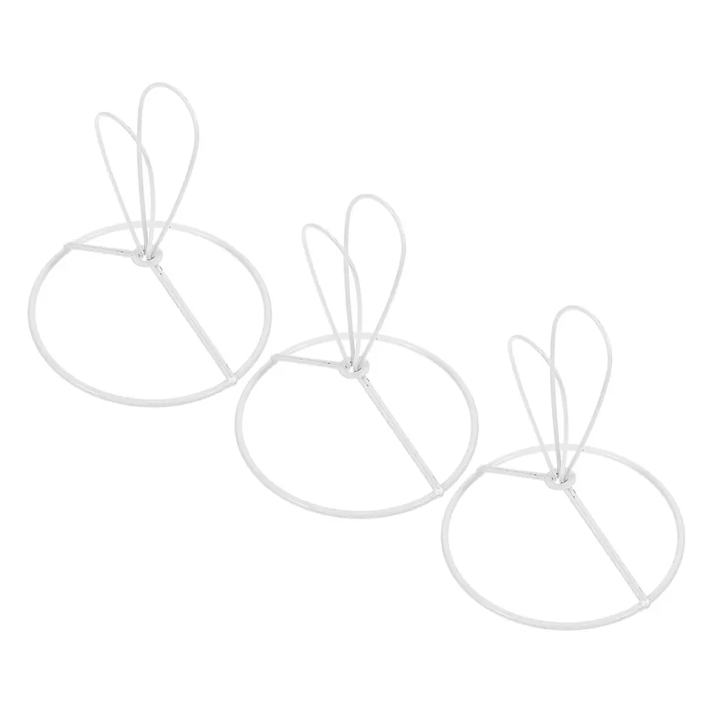 

3pcs Lamp Shade Frame Iron Wire Diy Lighting Accessories Metal Support Easy Install For Pendant Ceiling Table Lights Decor