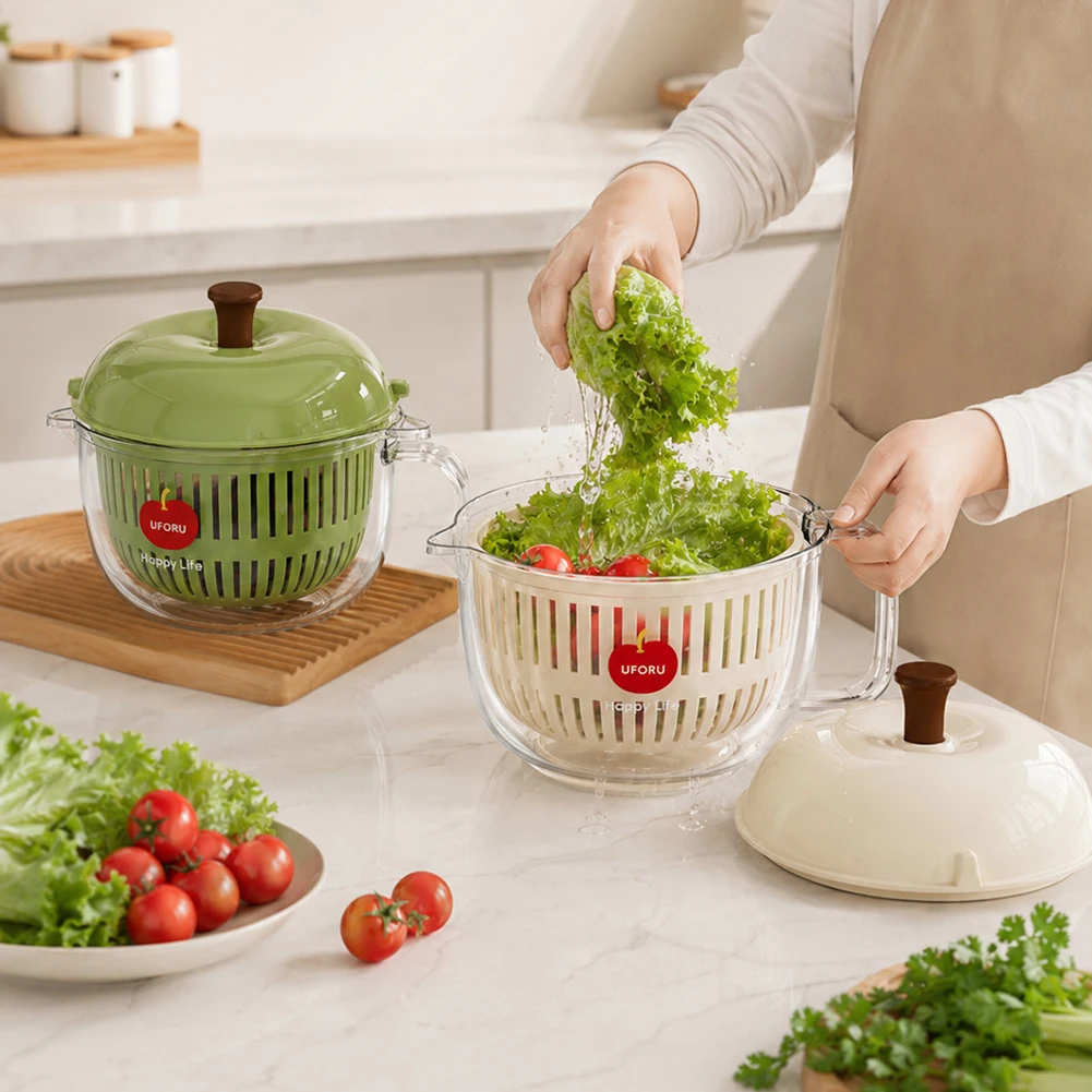 Escurridor giratorio de manive - Salad Spinner reseña y precio