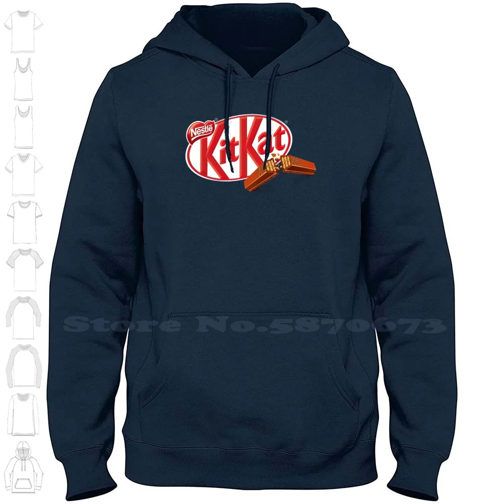 Kit Kat Logo Fashion Sweatshirt Hoodie Top Quality Graphic 100% Cotton Hoodies