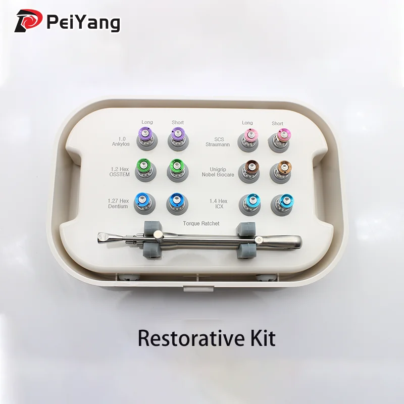 

Dental icx dental prosthetic kit Implant Torque Screwdriver Wrench Prosthetic Restoration Ratchet Kits Dentistry Implant Tool