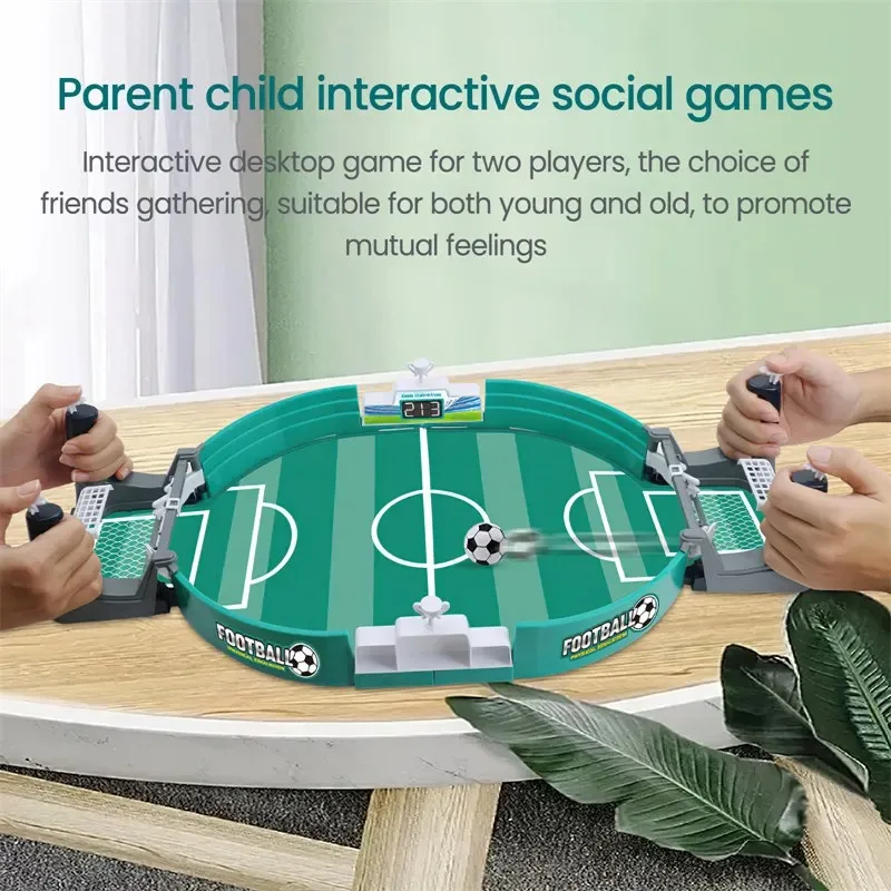 Mini Soccer Table Football Board Game For Family Party Game Tabletop Play Ball Soccer Portable Sport Outdoor Toy Bithday Gift