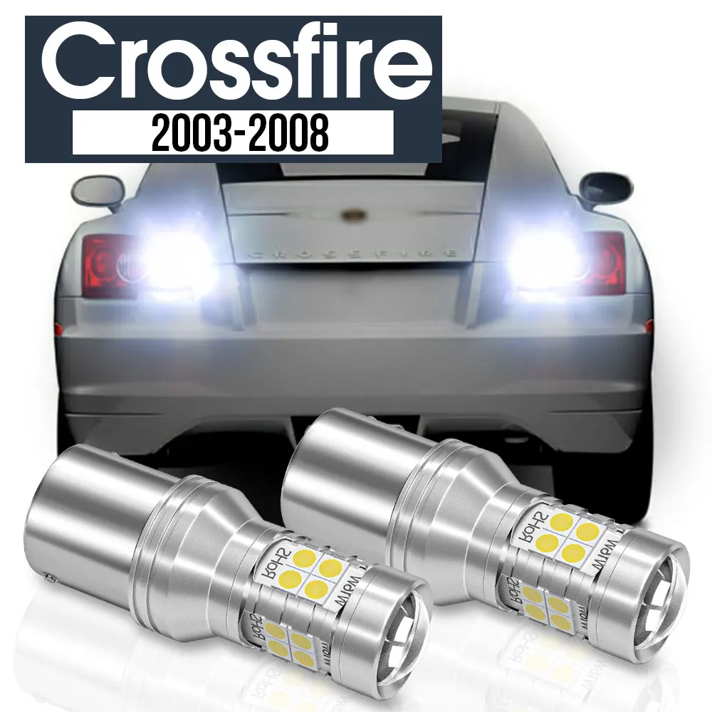 

2pcs LED Backup Light Reverse Lamp Blub Canbus Accessories For Chrysler Crossfire 2003-2008 2004 2005 2006 2007