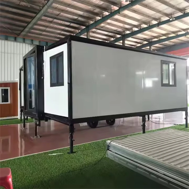 Mobile Trailer Prefab Tiny House Portable Customized Folding Room Expandable Container House Garden Rooms Hot Sale America