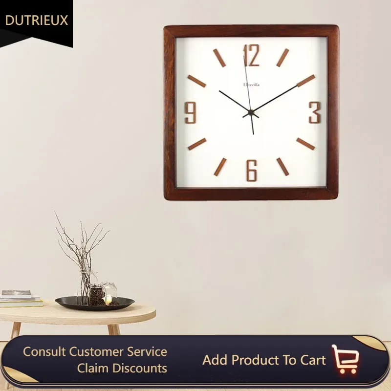 Batterie Elegant Wall Clocks Nordic Quiet European Design Christmas Wall Clock Luxury Aesthetic Zegar Scienny Bedroom Stuff