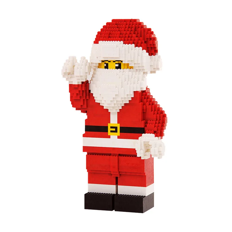 

Christmas decoration atmosphere layout living room ornaments lobby building block high difficulty