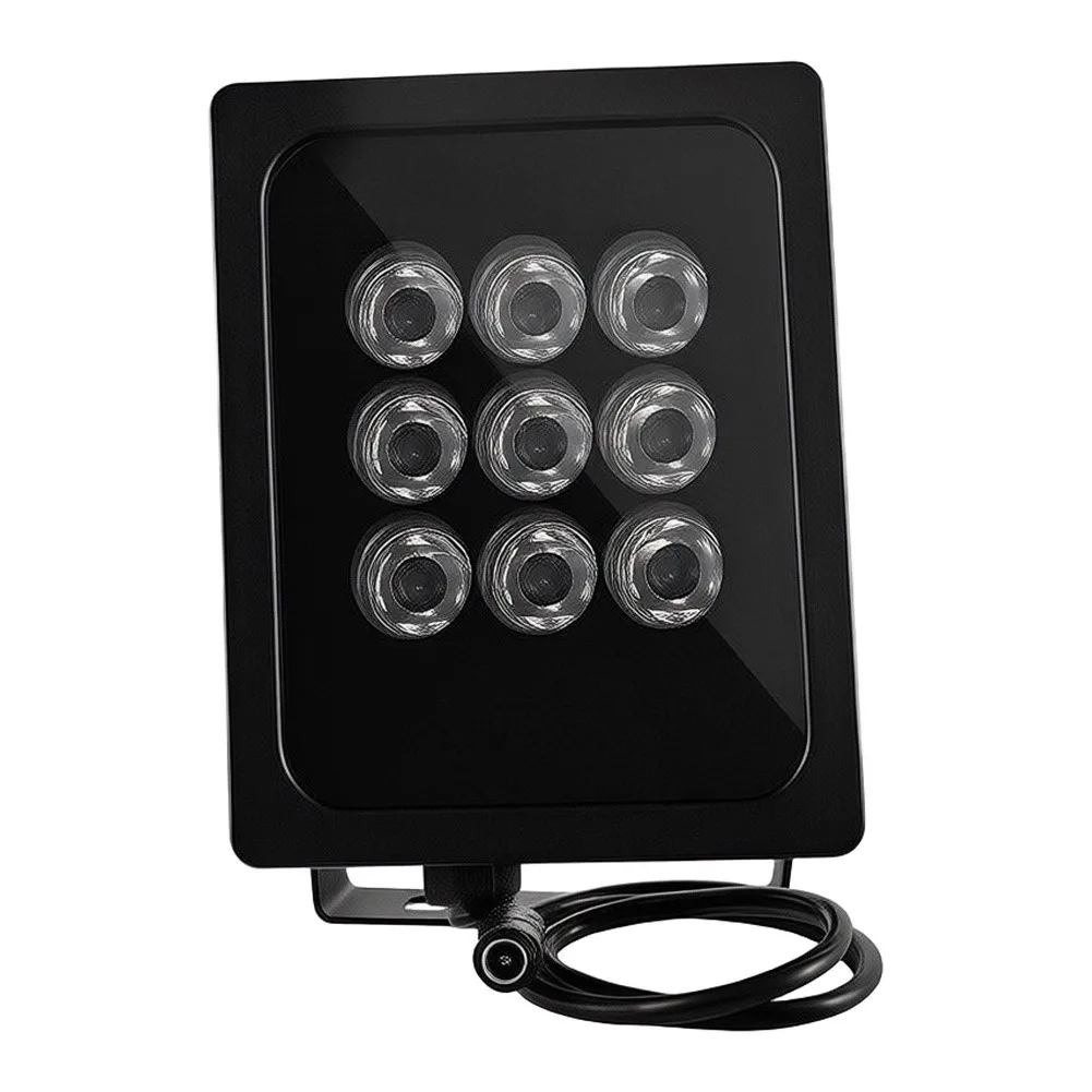 1pc 850nm Infrared For Illuminator 9LEDs Waterproof 9 Powerful IR Array LEDs For Night Vision Light For Security