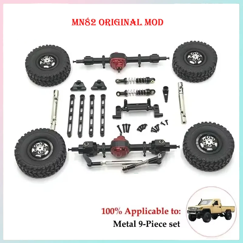 Rc automotivo mn82 mn82s lc79 eixo de acionamento de metal cvd, 3mm a 4mm buchas 1/12 peças de atualização acessórios mn moedl