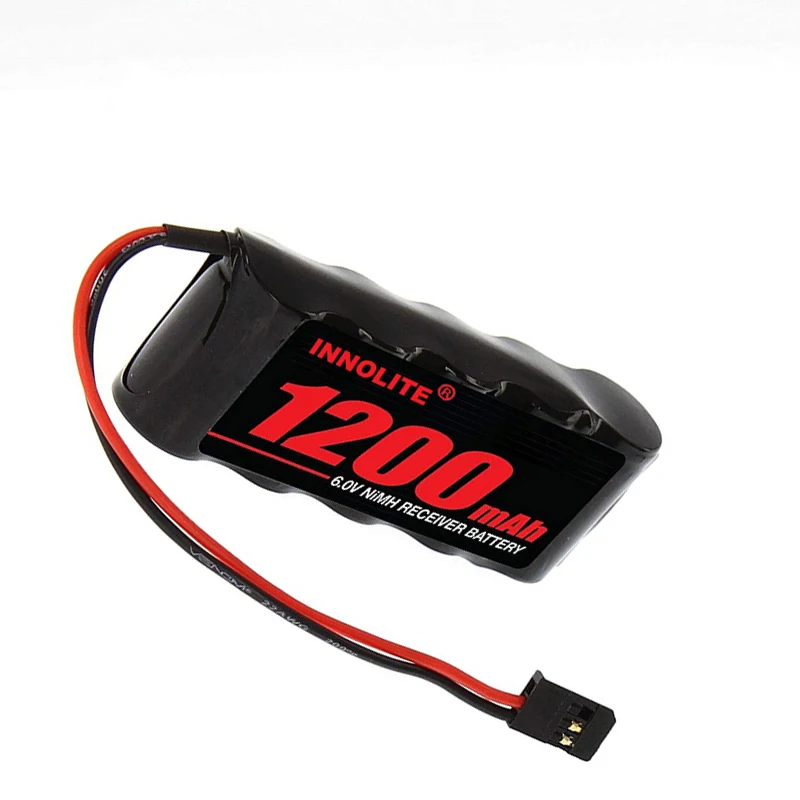 NiMH 6V 1200mAh 5-Cell Flat Receiver Battery Fits Mugen Seiki 1/10 MBX-6T M-spec ,1/10 MTX-5 , 1/10MRX5,1/8 MBX-6 M Spec Models