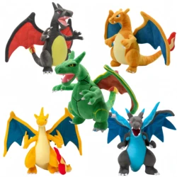 Pokemon Charizard Plush Mega Charizard X Y Plush Toys Charizard Evolution Doll Charmander Stuffed Toys Animals Peluche Xmas Gift