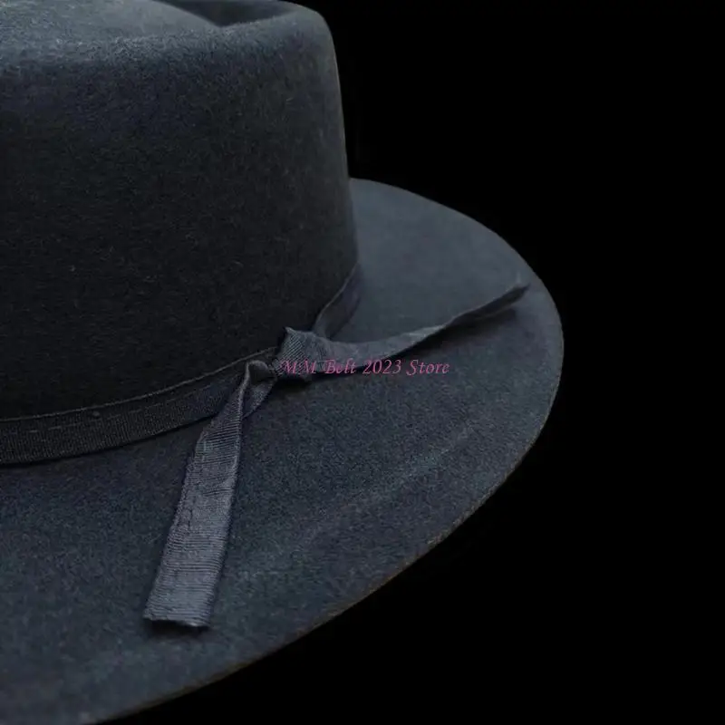 49ME Gentleman Adult Hat Minimalists Breathable Hat Steams Punk Hat Autumn Winter for Trendsetters and Quality Seekers