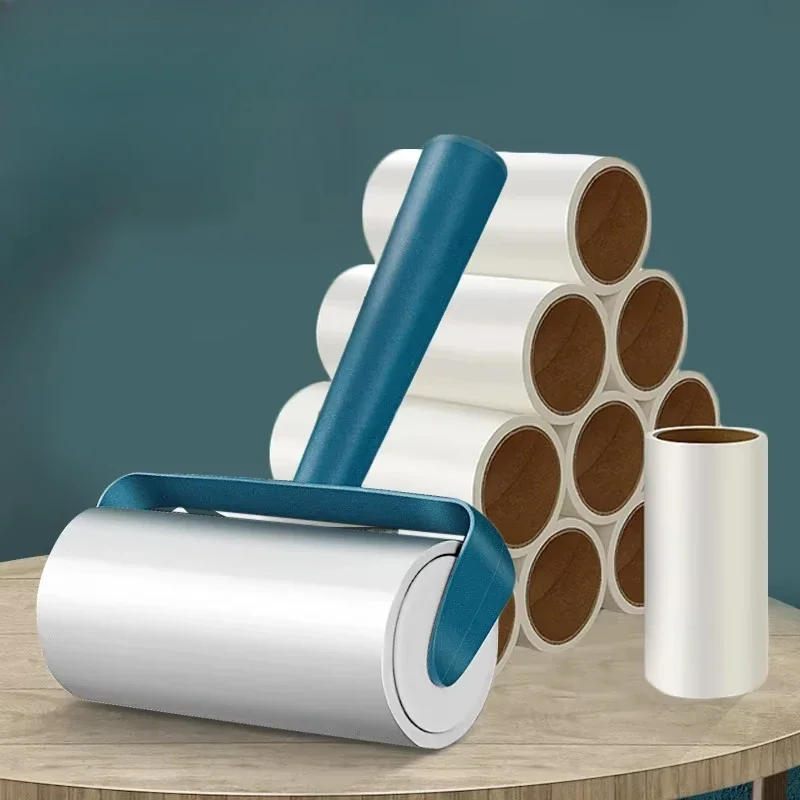 1 unidad de removedor de pelo para mascotas, cepillo de limpieza de ropa, herramienta de limpieza del hogar, nuevo rollo de papel en forma de lágrima, rodillo adhesivo, cepillo, maquinilla de afeitar de felpa