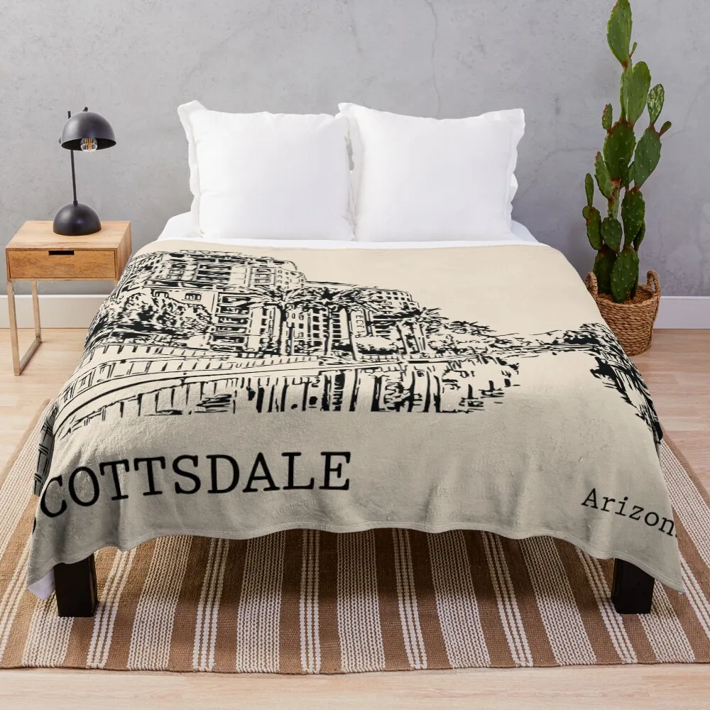 

Scottsdale Arizona Throw Blanket christmas decoration funny gift Beautifuls Blankets