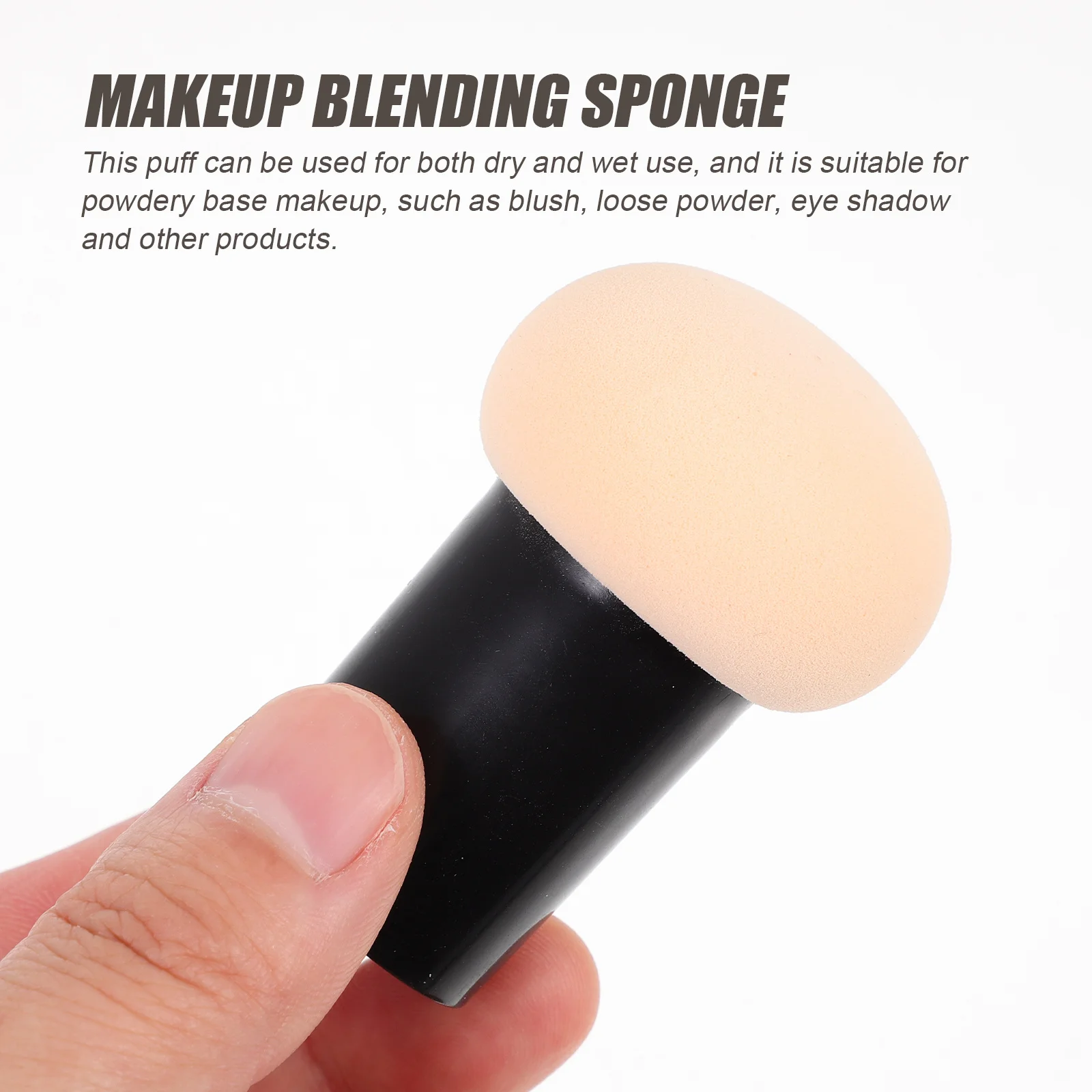 8pcs Dry Wet Use Mushroom Shape Makeup Puff Foundation Blending Sponge Tool For Women Girl Beauty Accessory