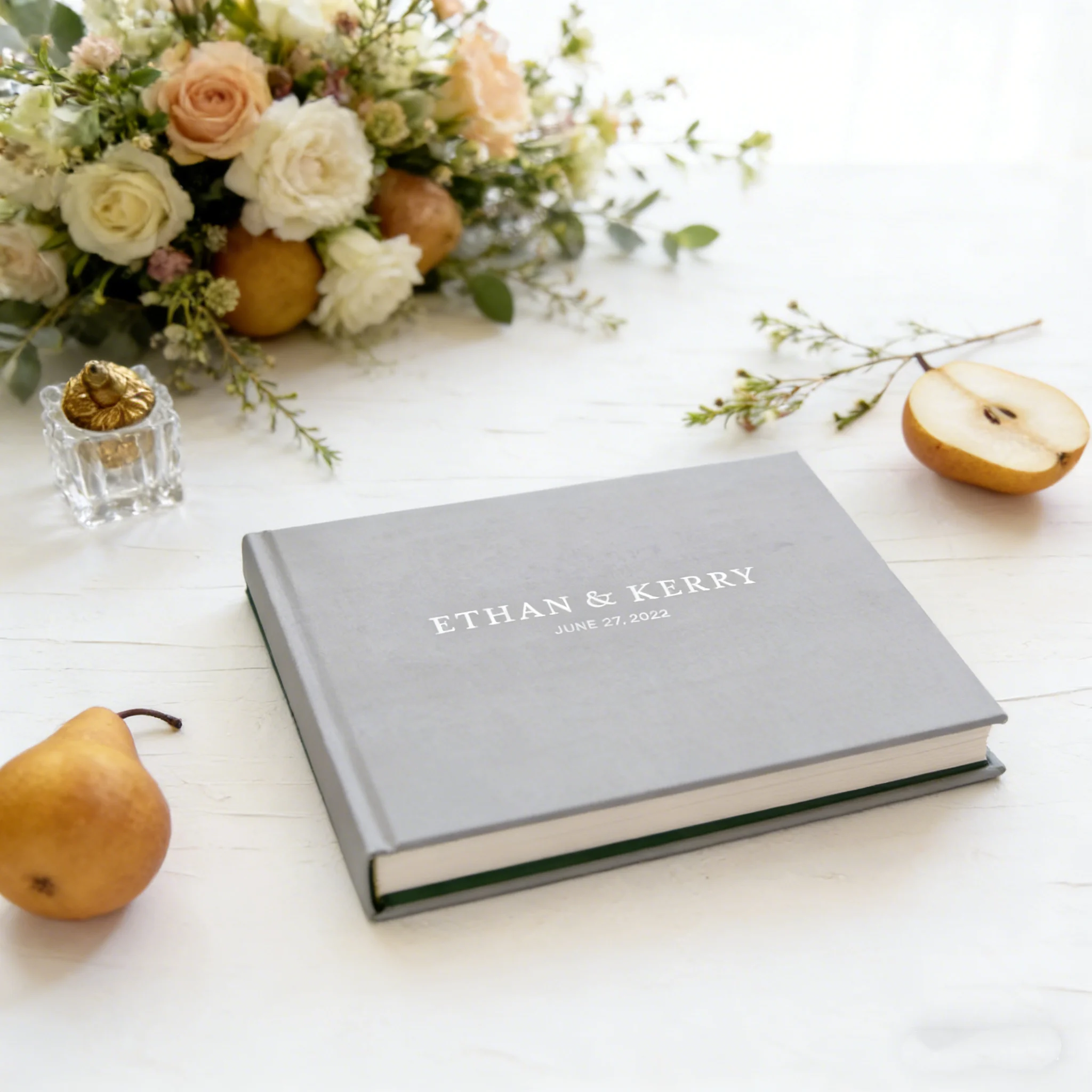 custom-gray-landscape-wedding-guest-book-personalized-sign-in-book-with-gold-silver-rose-gold-foil-personalized-landscape-wedd