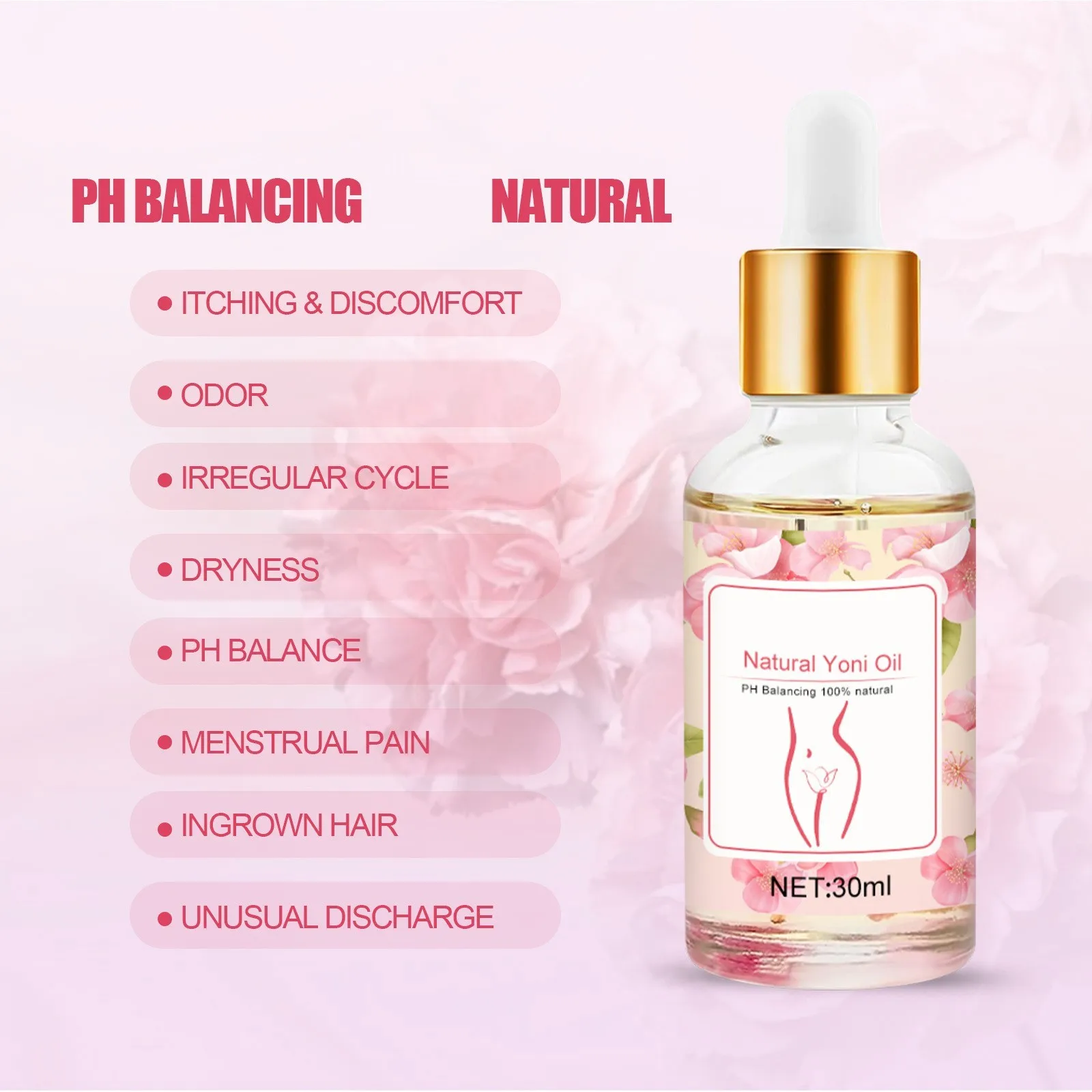 30ml With Dropper Oil, Body Oil Fills Your Skin With Sweet Brightens And Moisturizes Suitable For Girls And Ladies Gifts