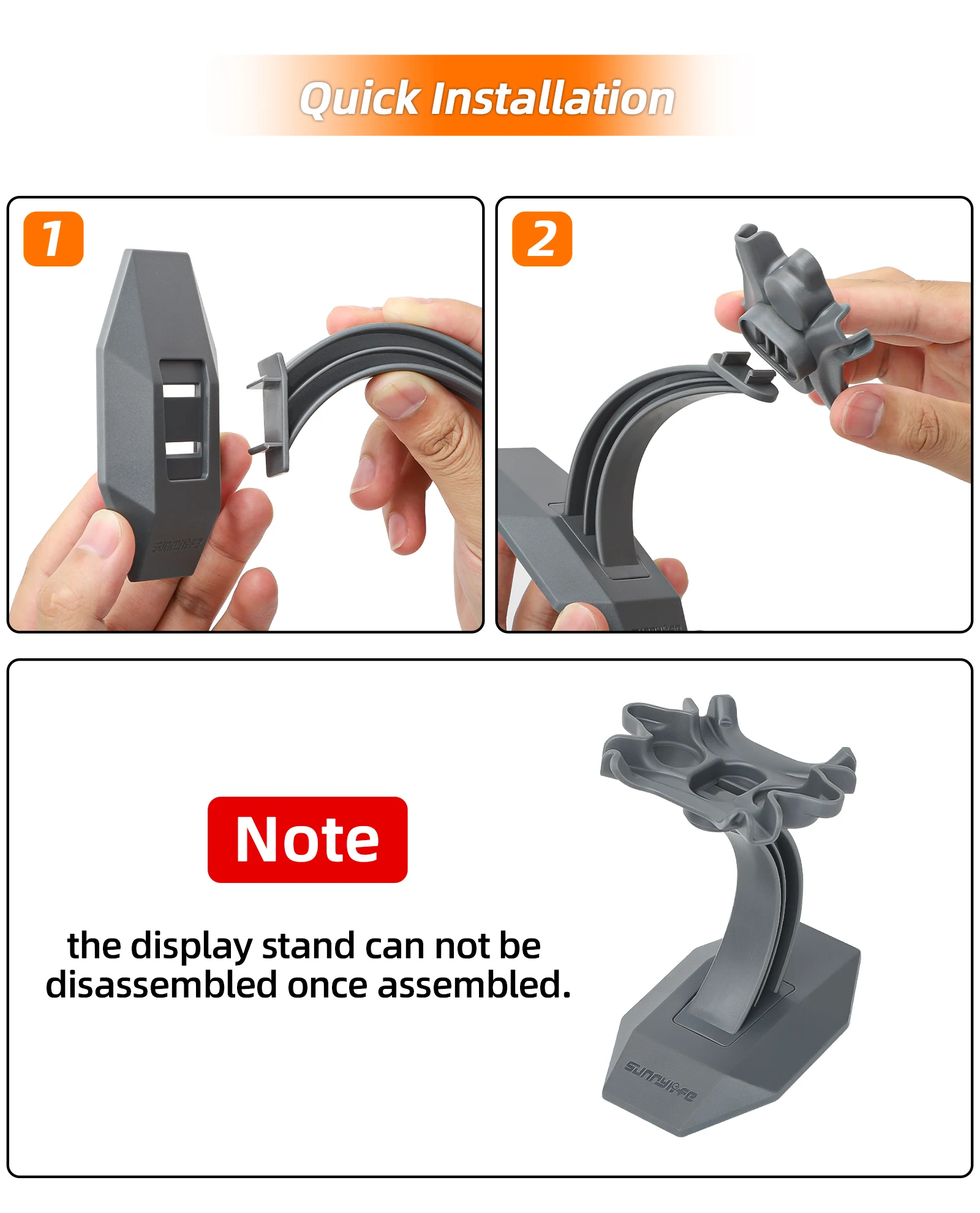 Espositore da tavolo per DJI Avata 2 espositore fisso supporto per Drone pieghevole Base per accessori per supporto Base DJI Avata 2/1