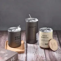 350ml/600ml Thermal Insulation Bottle Coffee Mug Tourist Cup 304 Stainless Steel Travel Portable Vacuum Thermos Bottle