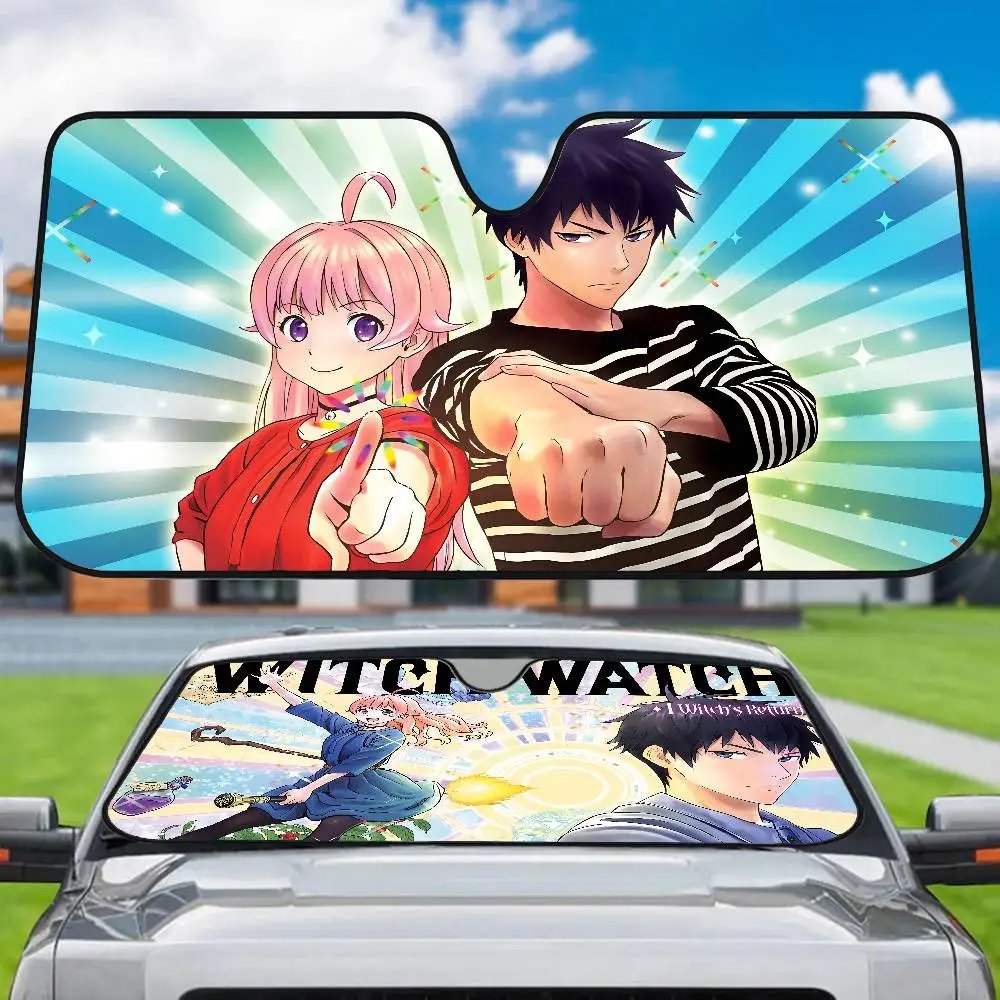 

Часы ведьмы, аниме, лобовое стекло автомобиля, солнцезащитный козырек, забавное животное, лобовое стекло, солнцезащитный козырек, окно автомобиля, складные лучи, солнцезащитный козырек