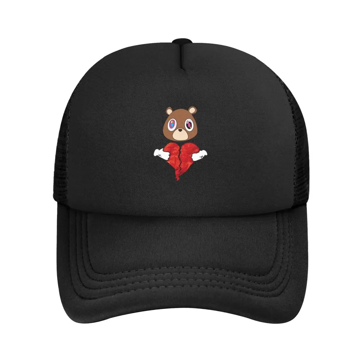 Kanye West Dropout Bear Chicago Vintage Graduation Mesh Baseball Caps Snapback Baseball Hats Casquette For Men's And Women's