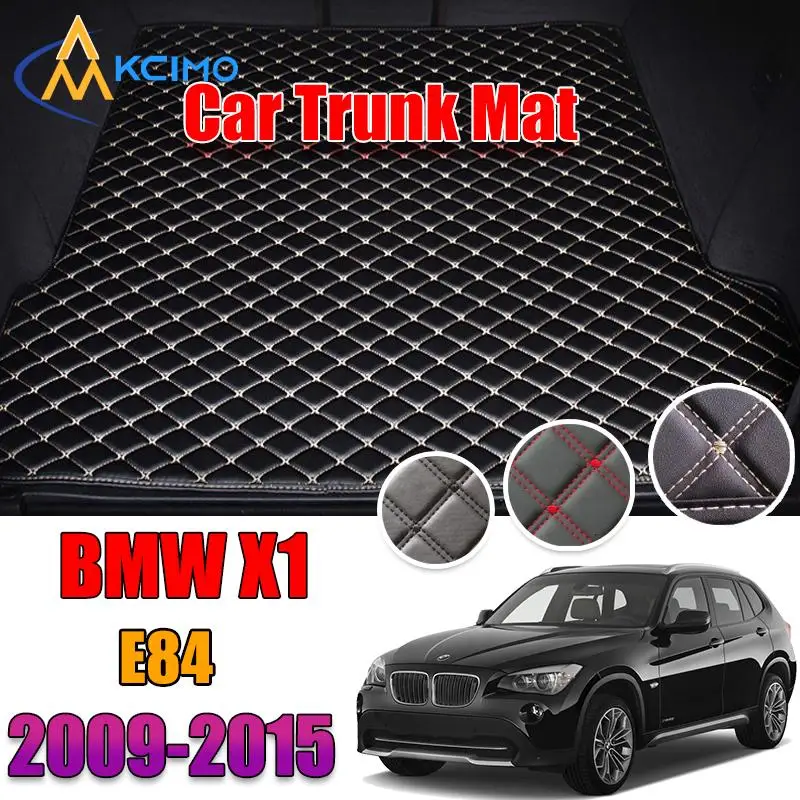 

Leather Car Trunk Mat For BMW X1 E84 2009-2015 Trunk Boot Mat X1 Liner Pad xDrive 28i BMW sDrive 16i Carpet Tail Cargo Liner