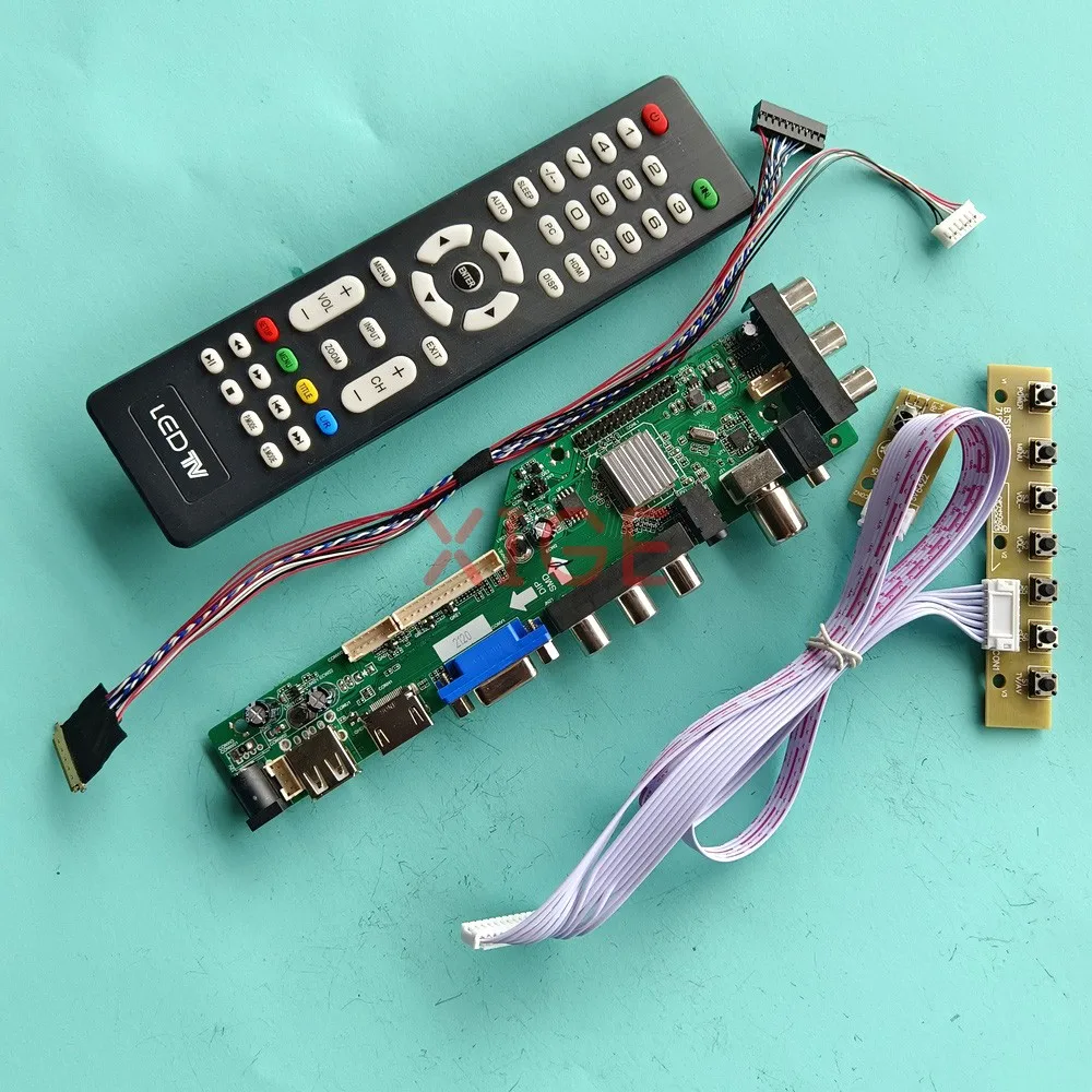 

DIY Kit For LP156WH3-TLS1 LP156WH3(TL) 1366x768 15.6" Laptop Screen DVB-T/C USB/DHMI/VGA/AV LVDS 40 Pin Controller Driver Board