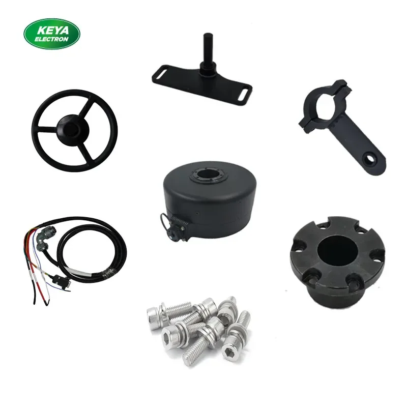 Keya Electric Steering Wheel Motor for Tractor Autosteer  Complete Steering Motor with Wheel Included  Motor Wheel for Vehicle