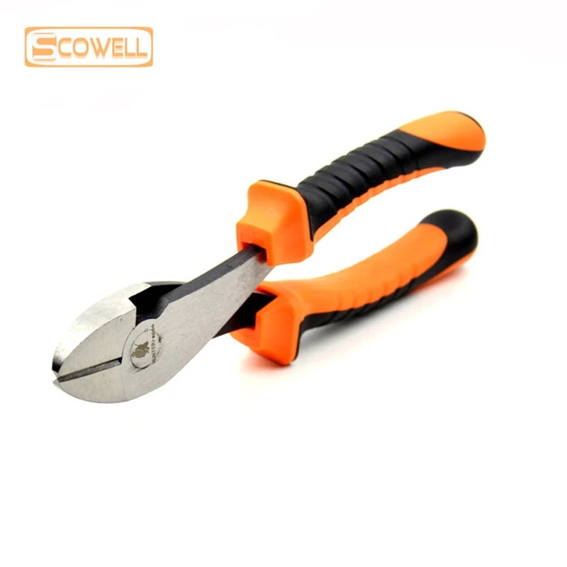 

1 Pack 7" Inch High Carbon Steel Drop Forged Heavy Duty Diagonal Pliers DIY Tools Steel Wire Side Cutting Nipper Tweezers