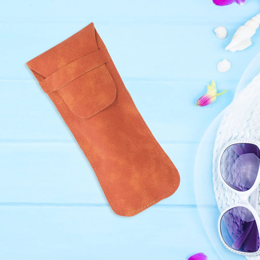 2 قطعة حقيبة النظارات الناعمة تصميم مدمج غطاء حماية عصري للرجال والنساء نظارات شمسية نظارات قراءة صغيرة