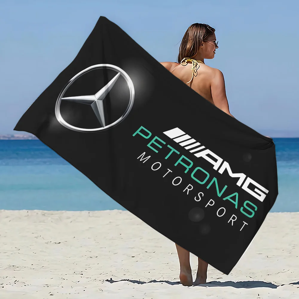 Beach Towel Racing Car A-amgS-B-benzS Microfiber Sand Free Quick Dry Soft Sandproof Pool Towels Gift for Travel Shower