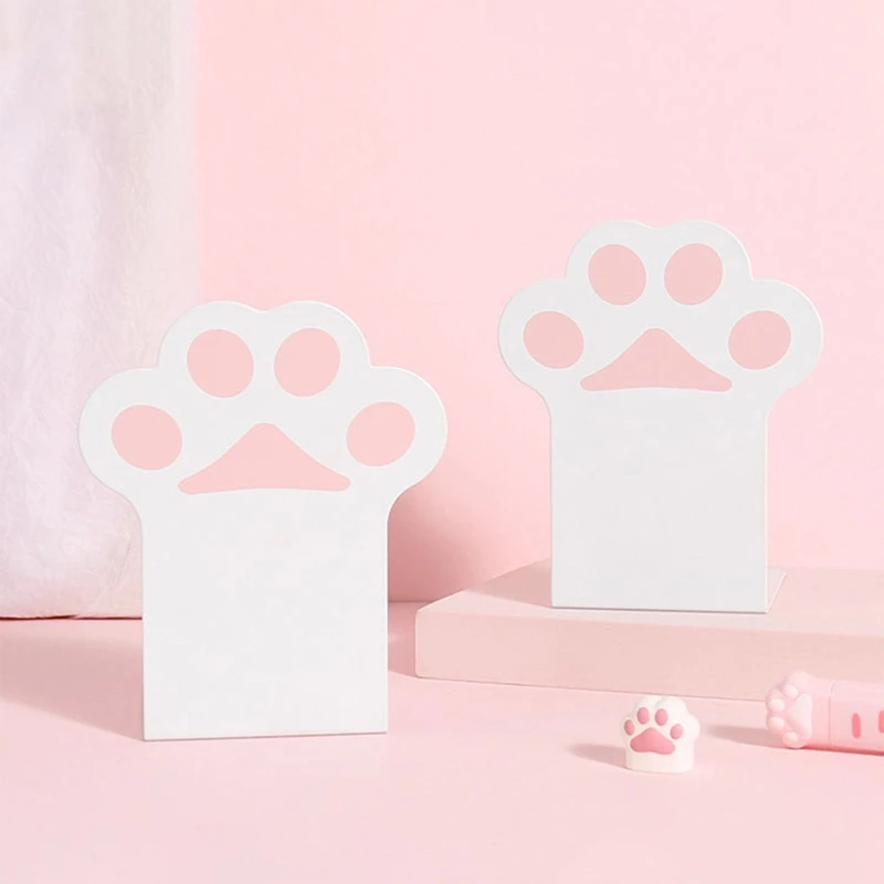 for Creative for Cat Paw Book Ends Stand Metal Bookends Non Skid Sturdy for Students Store Books Files Magazines Newspap