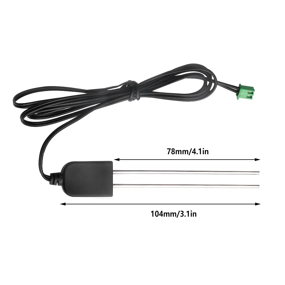 1m NTC 10K Temperature Sensor Soil Humidity Sensor Thin film thermistor Probe Air Waterproof Probe XH2.54 Terminal High Accuracy