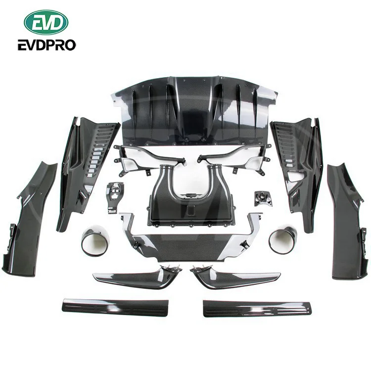 

For Ferrari 458 Italia 2011-2013 Carbon Fiber Products (17 Pcs)