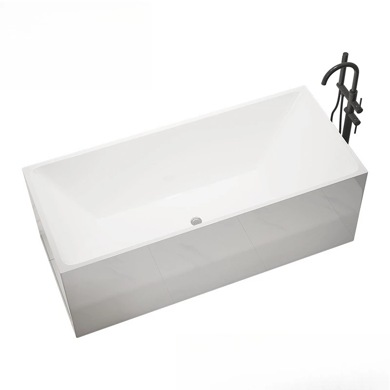Small apartment Thin edge Internet celebrity Small square cylinder Multi-size homestay Home fully surrounded Japanese bathtub